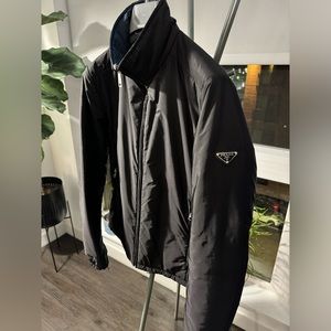 Men’s PRADA nylon puffer coat.